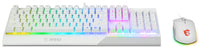 MSI S11-04DE305-CLA Tastatur Maus enthalten Gaming USB QWERTZ Deutsch Weiß