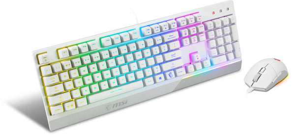 MSI S11-04DE305-CLA Tastatur Maus enthalten Gaming USB QWERTZ Deutsch Weiß