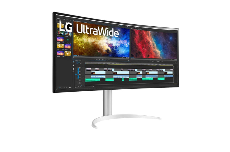 LG 38BQ85C-W Computerbildschirm 95,2 cm (37.5") 3840 x 1600 Pixel Quad HD+ Weiß