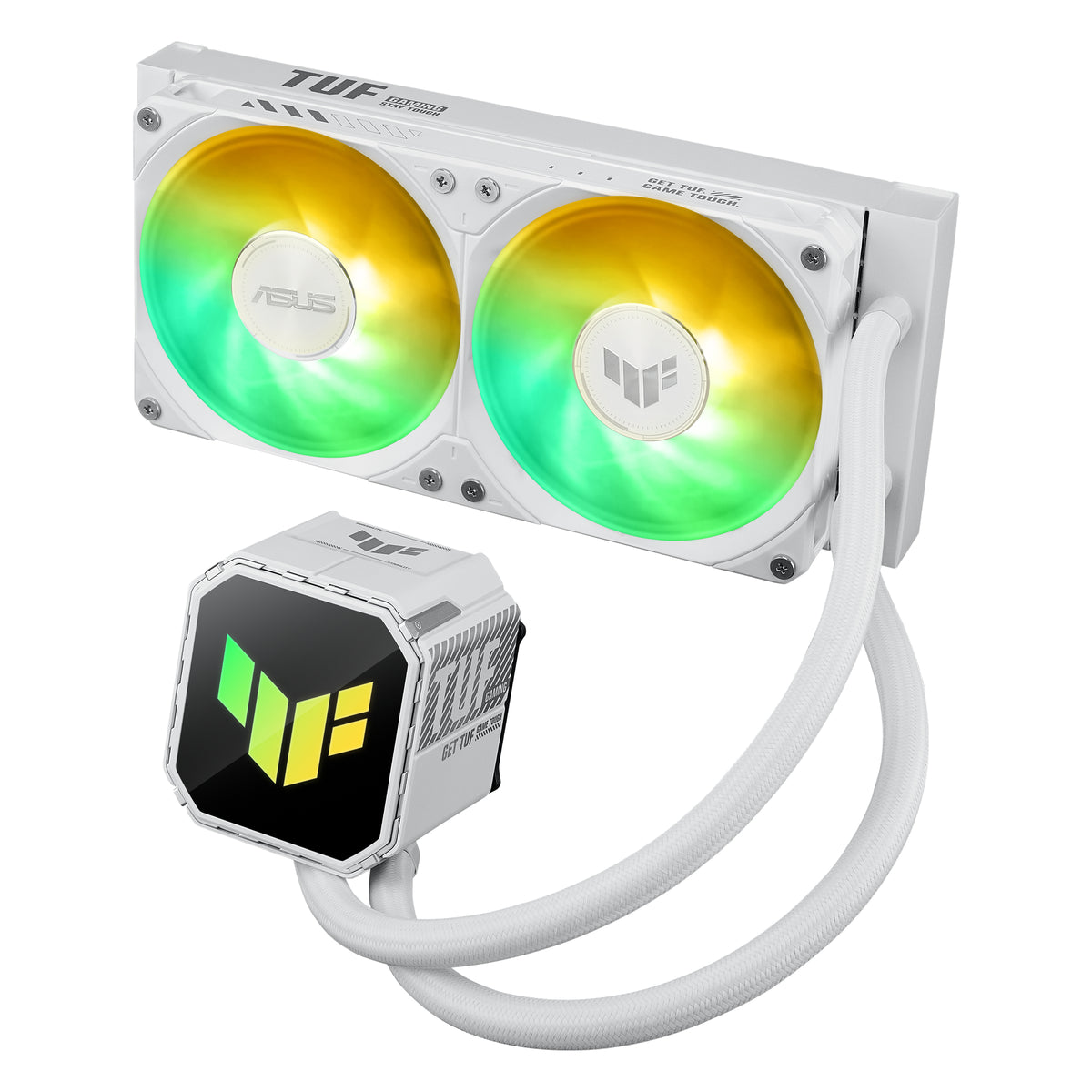 ASUS TUF Gaming LC III 240 ARGB White Edition Prozessor All-in-One-Flüssigkeitskühler 12 cm Weiß