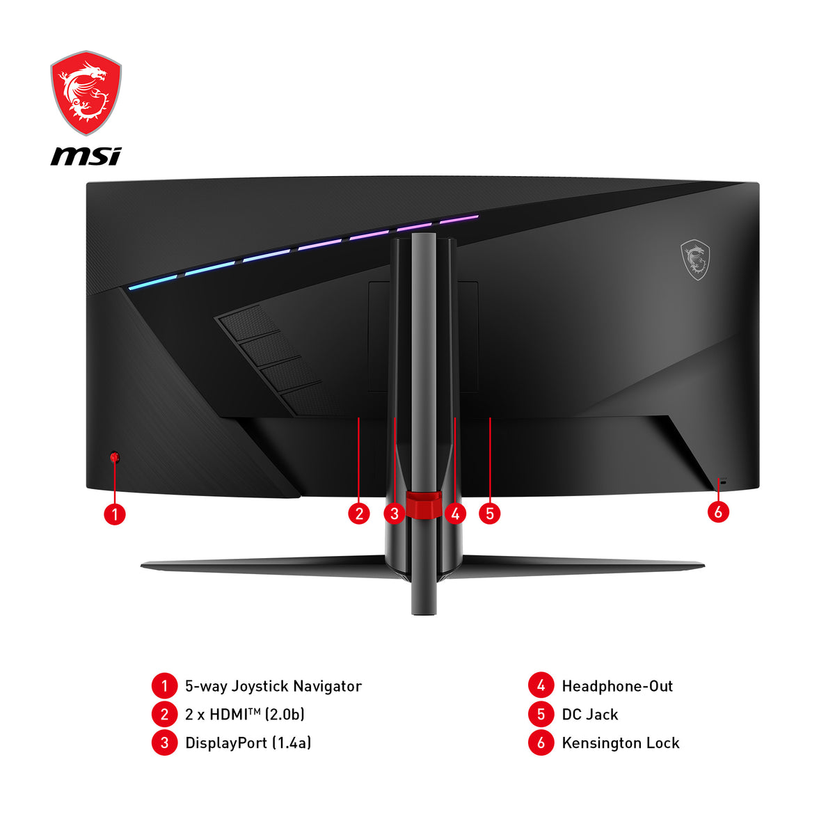 MSI MAG 345CQRDE Computerbildschirm 86,4 cm (34") 3440 x 1440 Pixel UltraWide Dual Quad HD Schwarz