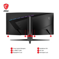 MSI MAG 345CQRDE Computerbildschirm 86,4 cm (34") 3440 x 1440 Pixel UltraWide Dual Quad HD Schwarz