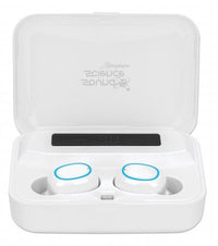 Manhattan 180399 Kopfhörer & Headset Kabellos im Ohr Anrufe/Musik Bluetooth Weiß