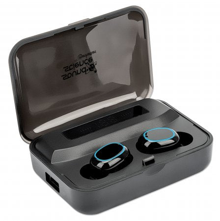 Manhattan 180382 Kopfhörer & Headset Kabellos im Ohr Anrufe/Musik Bluetooth Schwarz