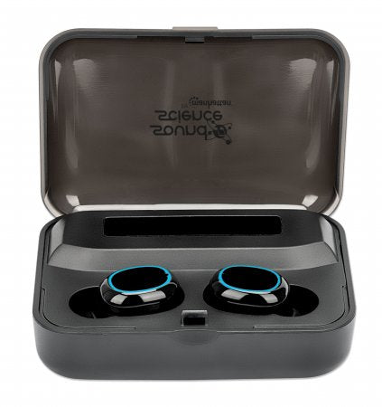 Manhattan 180382 Kopfhörer & Headset Kabellos im Ohr Anrufe/Musik Bluetooth Schwarz
