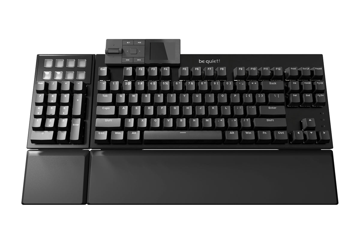 be quiet! Dark Mount Silent Tactile DE ISO Tastatur Gaming USB QWERTZ Deutsch Schwarz