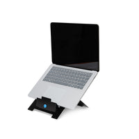 R-Go Tools Laptopständer R-Go Riser Flexible, ergonomisch, faltbarer und einstellbarer Laptopständer, Schwarz