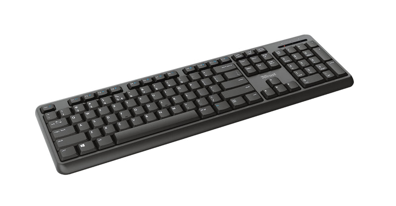 Trust TK-350 Tastatur Büro RF Wireless QWERTZ Deutsch Schwarz