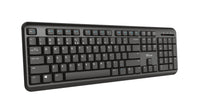 Trust TK-350 Tastatur Büro RF Wireless QWERTZ Deutsch Schwarz