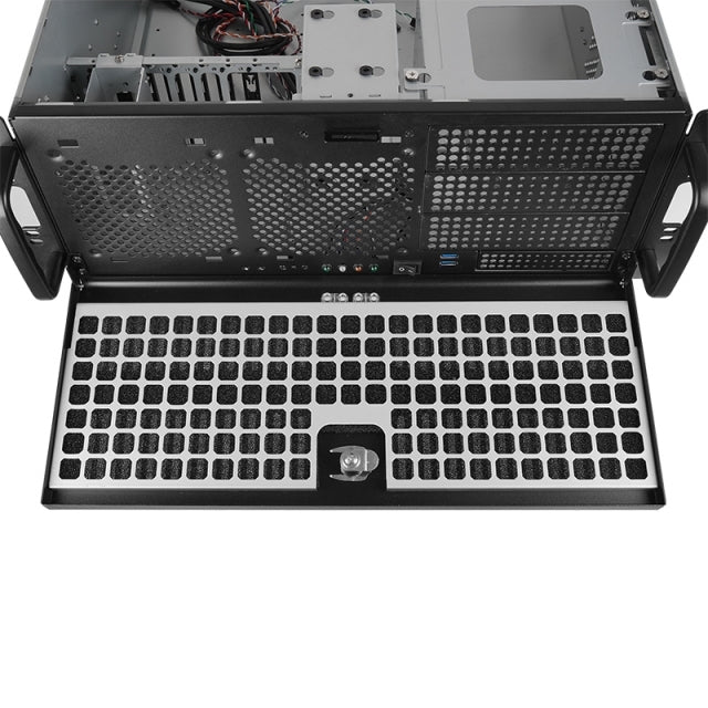 Chieftec UNC-409S-B-OP Computer-Gehäuse Rack Schwarz