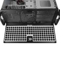 Chieftec UNC-409S-B-OP Computer-Gehäuse Rack Schwarz