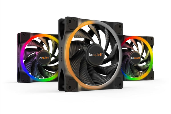 be quiet! Light Wings | 120mm PWM Triple Pack high-speed Computer Case Fan 12 cm Black 3 pc(s)