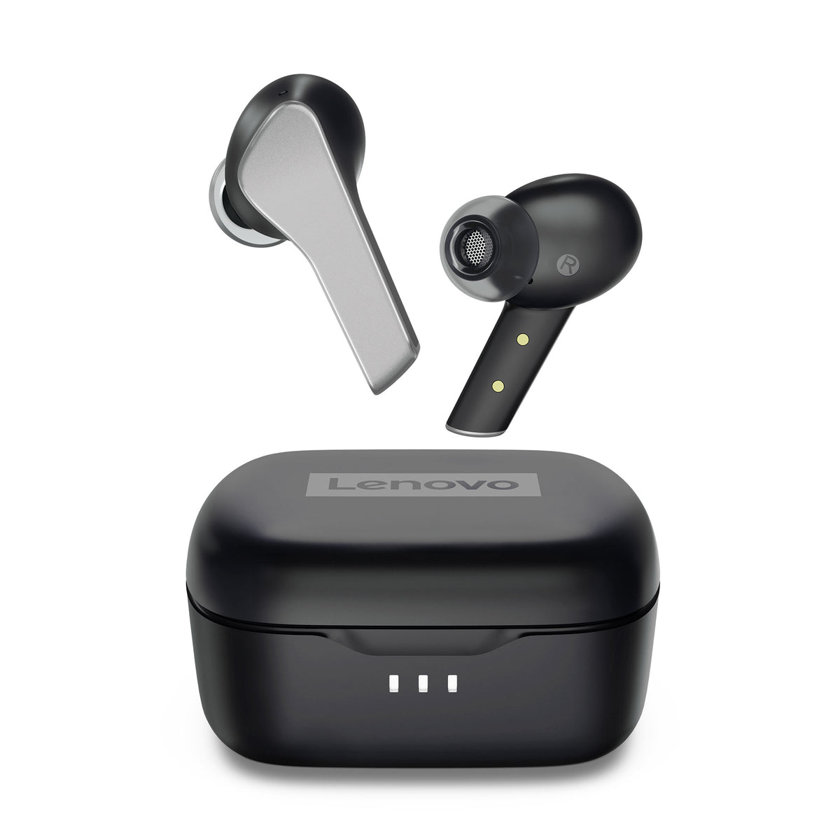 Lenovo Smart Wireless Earbuds Kopfhörer Kabellos im Ohr Musik/Alltag Bluetooth Schwarz