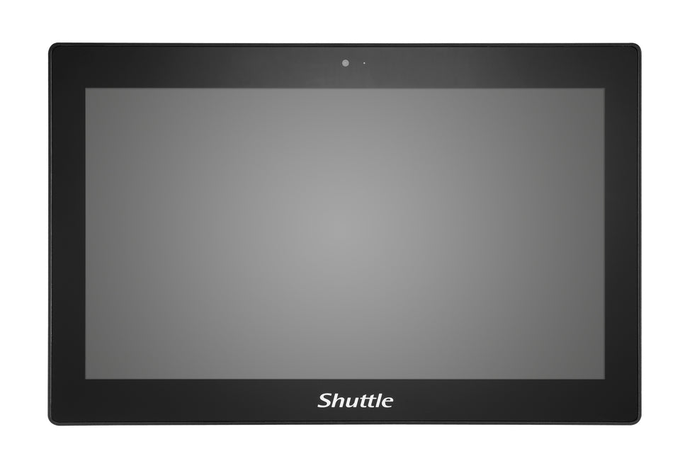 Shuttle All-In-One Panel PC Barebone P15WL01-i5 blue, 15.6" Multi-Touch-Screen, i5-8365UE, 2xLAN, IP65, fanless, 24/7 continuous operation