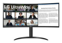 LG 34WR55QK-B Computerbildschirm 86,4 cm (34") 3440 x 1440 Pixel Wide Quad HD Schwarz