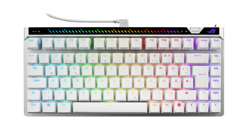 ASUS ROG Falchion Ace 75 HE WHT Tastatur Gaming USB QWERTZ Deutsch Weiß