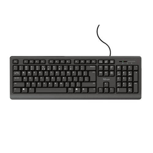 Trust TK-150 Tastatur Büro USB QWERTZ Deutsch Schwarz