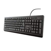 Trust TK-150 Tastatur Büro USB QWERTZ Deutsch Schwarz