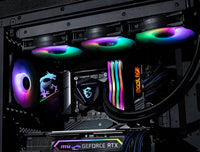 MSI MAG-CRLQD-360R2 Computerkühlsystem Hauptplatine, Prozessor Flüssigkeitskühlung 12 cm Schwarz