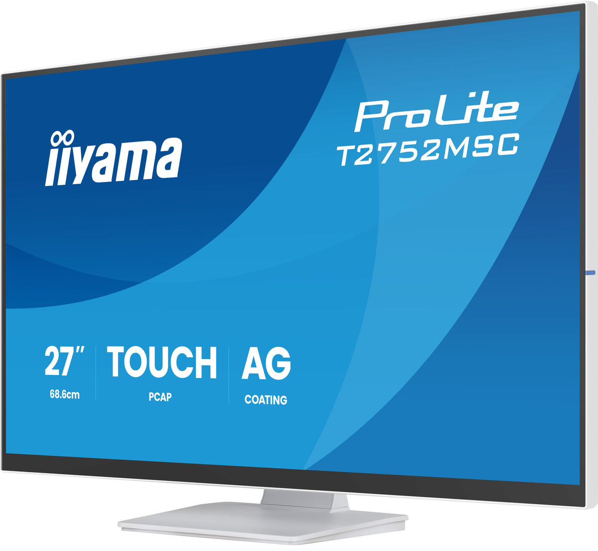 iiyama ProLite T2752MSC-W1AG Computerbildschirm 68,6 cm (27") 1920 x 1080 Pixel Full HD LCD Touchscreen Weiß