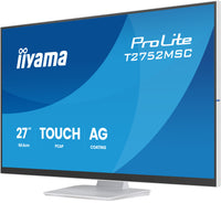 iiyama ProLite T2752MSC-W1AG Computerbildschirm 68,6 cm (27") 1920 x 1080 Pixel Full HD LCD Touchscreen Weiß