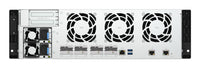 QNAP TS-H1655XEU-RP Speicherserver Rack (3U) Intel Atom® C5125 8 GB DDR4 0 TB QuTS hero Schwarz, Grau