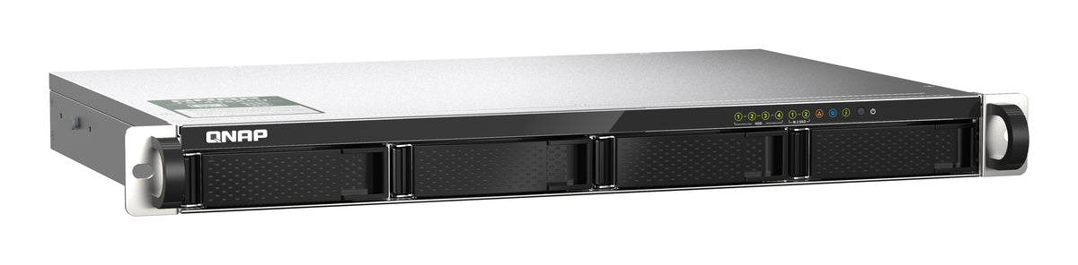 QNAP TS-435XEU NAS Rack (1U) Marvell CN9131 4 GB DDR4 0 TB QNAP QTS Schwarz, Grau