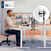 Leitz 61640095 Flachbildschirm-Tischhalterung 81,3 cm (32") Tisch/Bank Schwarz