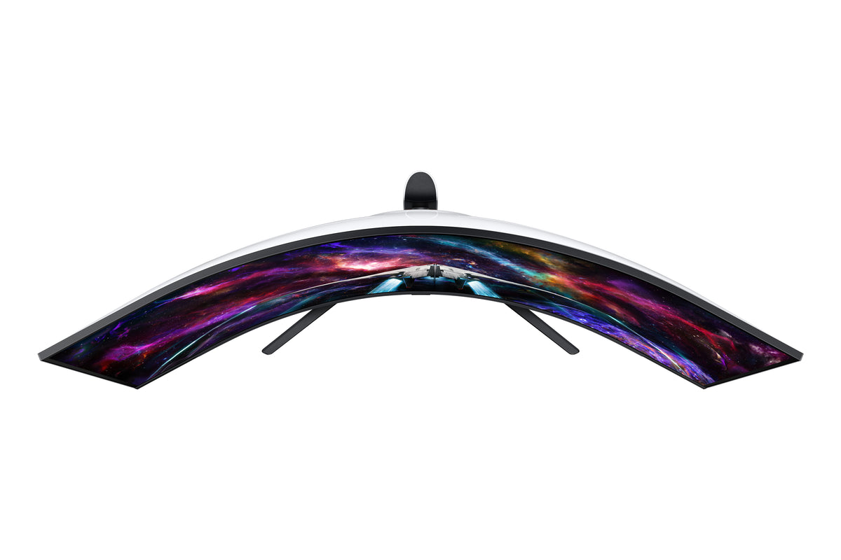 Samsung G95NC Computerbildschirm 144,8 cm (57") 7680 x 2160 Pixel Dual UHD QLED Weiß