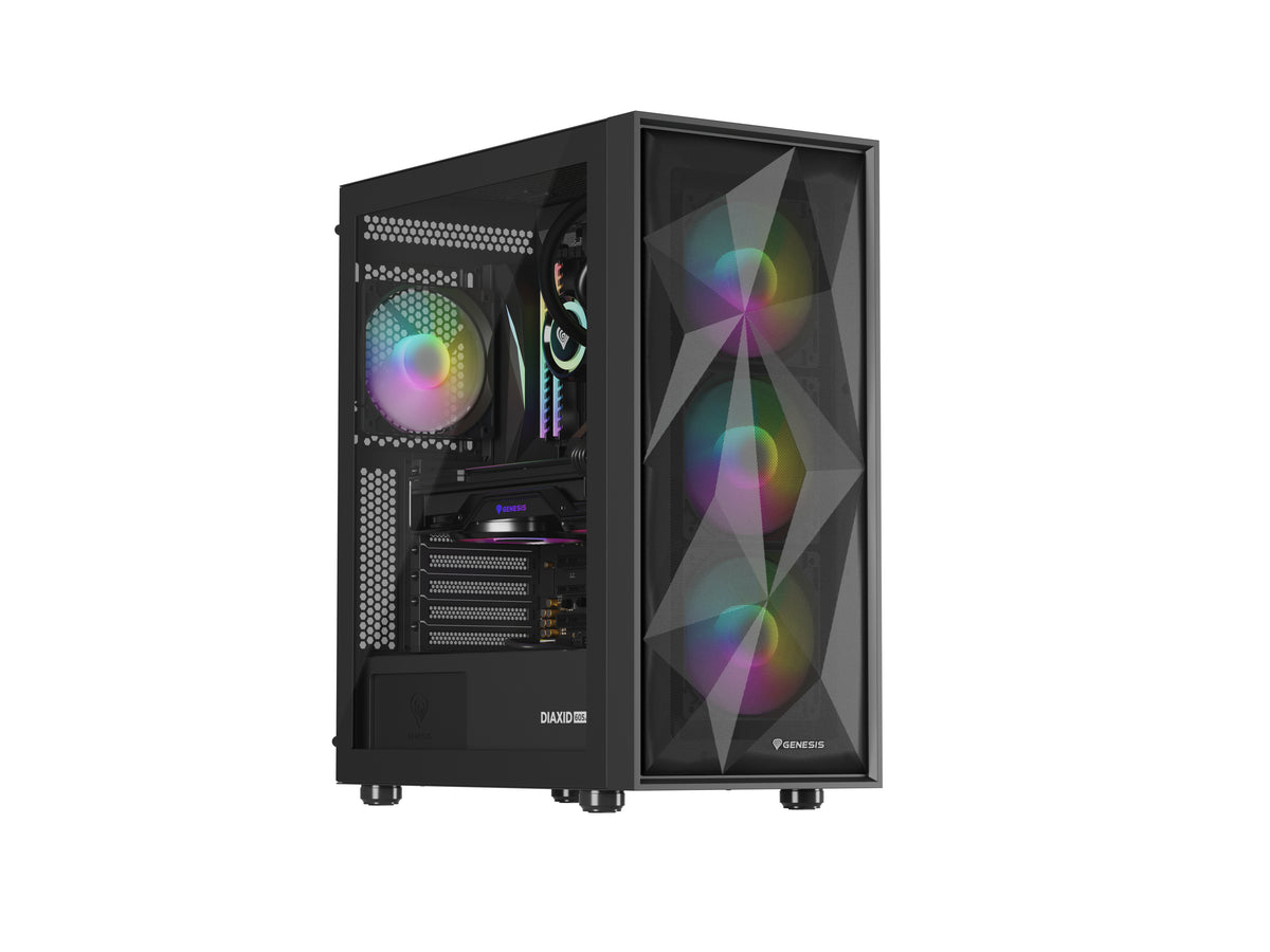 GENESIS Diaxid 605 ARGB Midi Tower Schwarz