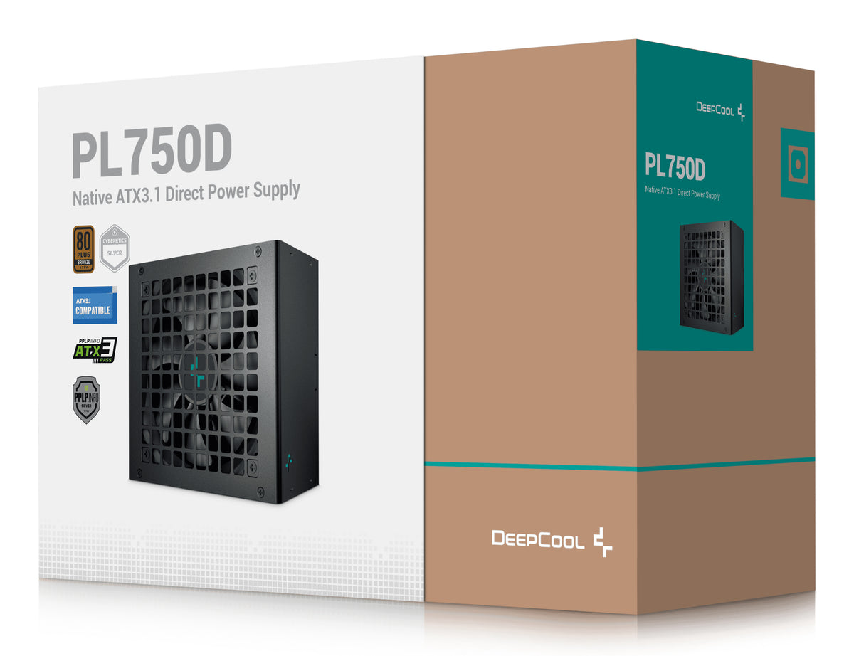 DeepCool PL750D Netzteil 750 W 20+4 pin ATX ATX Schwarz