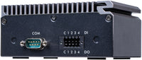 Shuttle Edge PC SPCEL03 , Intel Atom x6413E, 1x HDMI, 2x 2.5G LAN, 1x COM, DIO (4x in, 4x out), 3x USB, 2x M.2, 12-24V, 24/7 Dauerbetrieb, lüfterlos, -20...60°C, inkl. VESA & DIN-RAIL mount