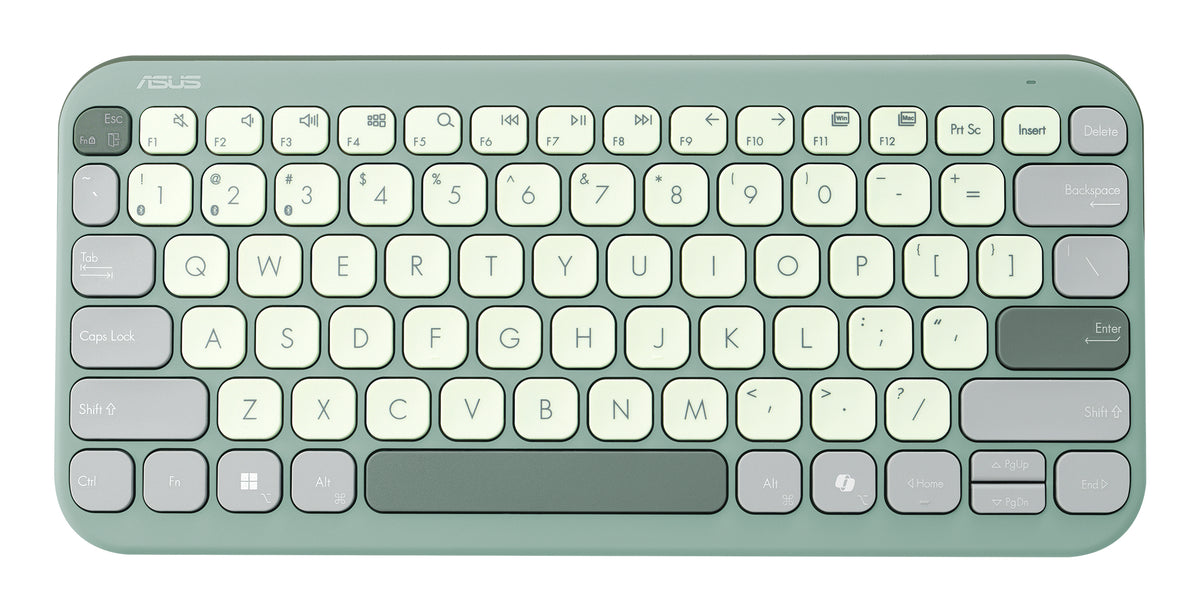 ASUS Marshmallow Keyboard KW100 Tastatur Haus Bluetooth QWERTZ Deutsch Grün