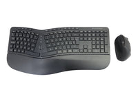 Conceptronic ORAZIO ERGO Kabelloses Set aus ergonomischer Tastatur und vertikaler Maus, spanisch