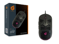 Conceptronic DJEBBEL 6D Gaming-Maus mit Wabendesign-Gehäuse, 6400 DPI