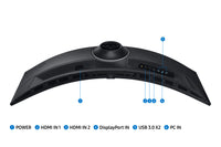 Samsung G95C Computerbildschirm 124,5 cm (49") 5120 x 1440 Pixel Dual QHD LED Schwarz