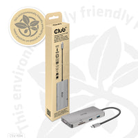 CLUB3D USB Gen1 Type-C 9-in-1 hub with HDMI, VGA, 2x USB Gen1 Type-A, RJ45, SD/Micro SD card slots and USB Gen1 Type-C Female port
