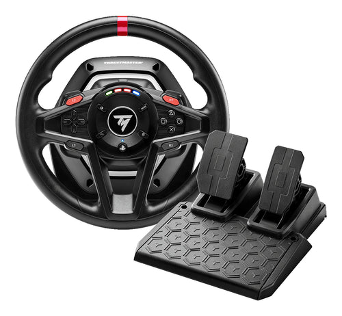 Thrustmaster T128 SimTask Farming Pack Schwarz USB Lenkrad + Pedale + Schalthebel Analog / Digital PC, PlayStation 4, PlayStation 5