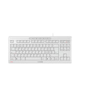CHERRY STREAM KEYBOARD TKL Tastatur Universal USB QWERTZ Schweiz Weiß