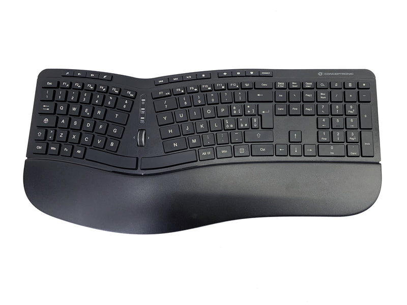 Conceptronic ORAZIO02IT Tastatur Maus enthalten Büro RF Wireless QWERTY Italienisch Schwarz