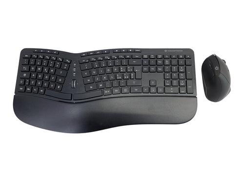Conceptronic ORAZIO02IT Tastatur Maus enthalten Büro RF Wireless QWERTY Italienisch Schwarz