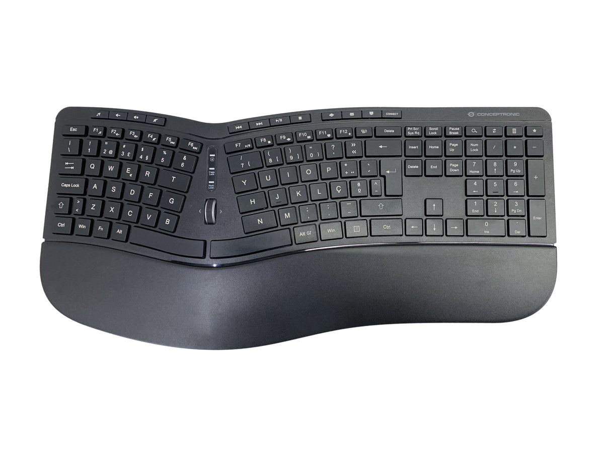 Conceptronic ORAZIO02PT Tastatur Maus enthalten Büro RF Wireless QWERTY Portuguesisch Schwarz