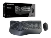 Conceptronic ORAZIO02PT Tastatur Maus enthalten Büro RF Wireless QWERTY Portuguesisch Schwarz