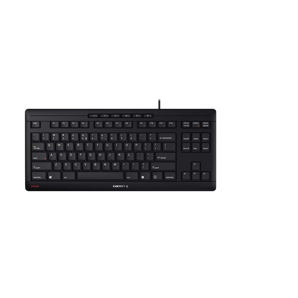CHERRY STREAM KEYBOARD TKL Tastatur Universal USB QWERTY Englisch Schwarz