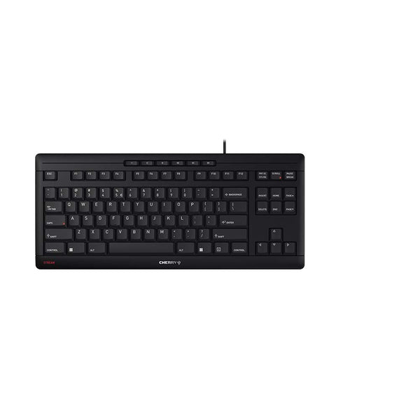 CHERRY STREAM KEYBOARD TKL Tastiera Universale USB QWERTY Inglese Nero
