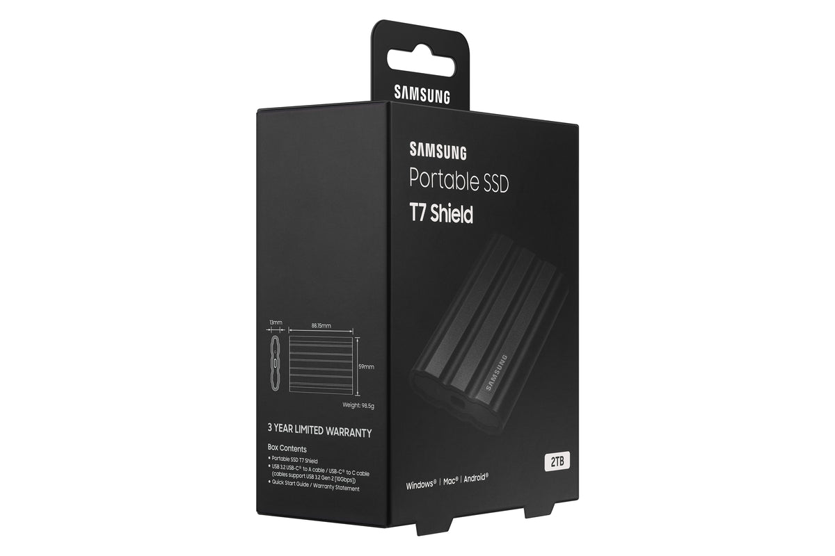 Samsung MU-PE2T0S 2 TB USB Typ-C 3.2 Gen 2 (3.1 Gen 2) Schwarz