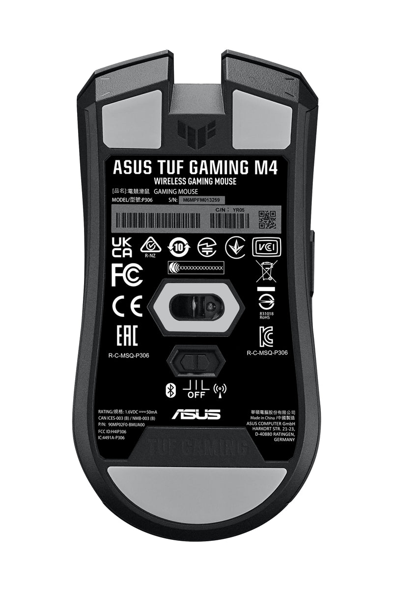 ASUS TUF Gaming M4 Wireless Maus rechts RF Wireless + Bluetooth Optisch 12000 DPI
