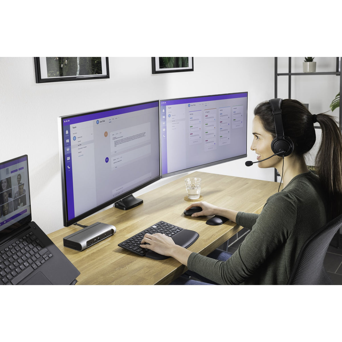 Kensington SureTrack Kabellose Maus mit Bluetooth & Nano-USB-Empfäger