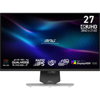 MSI MPG 274URDFWDE E16M Computerbildschirm 68,6 cm (27") 3840 x 2160 Pixel 4K Ultra HD LED Schwarz, Weiß