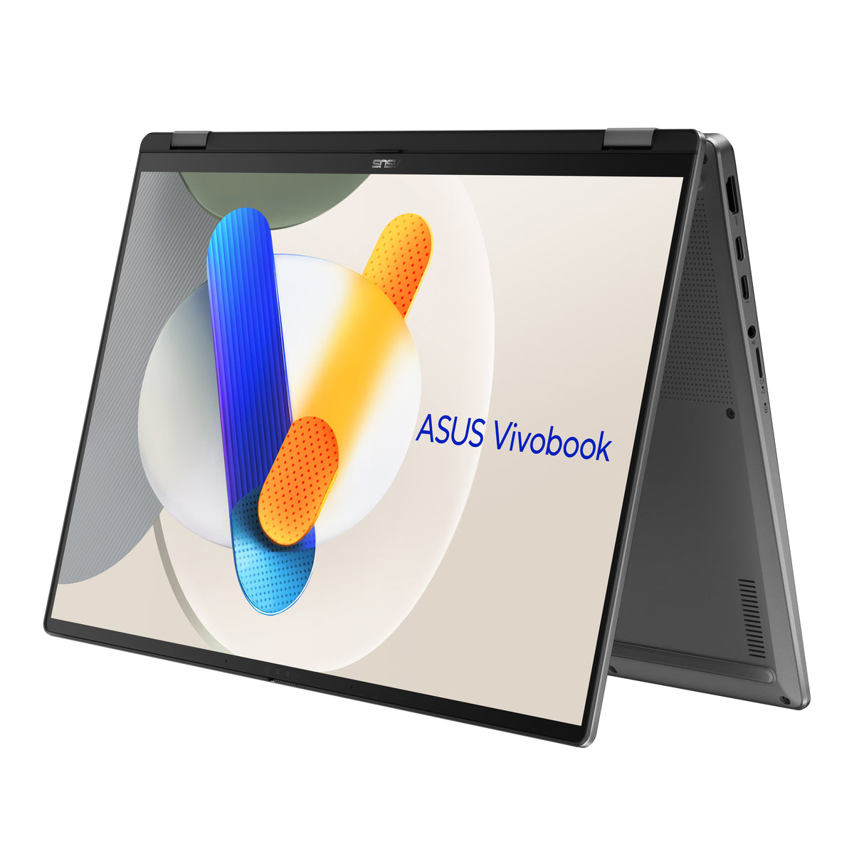 ASUS Vivobook 16 Flip TP3607SA-SI716W Copilot+ PC Intel Core Ultra 7 256V Hybrid (2-in-1) 40,6 cm (16") Touchscreen WUXGA 16 GB LPDDR5x-SDRAM 512 GB SSD Wi-Fi 7 (802.11be) Windows 11 Home Grau QWERTZ Deutsch